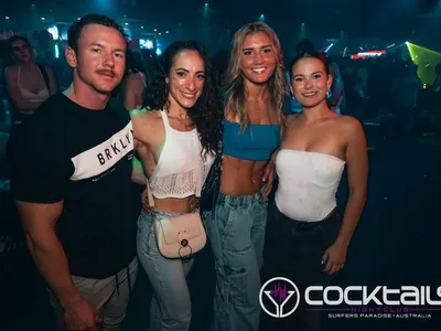 A professional photo of guests enjoying themselves at Cocktails Nightclub from our gallery.