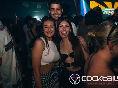 A professional photo of guests enjoying themselves at Cocktails Nightclub from our gallery.