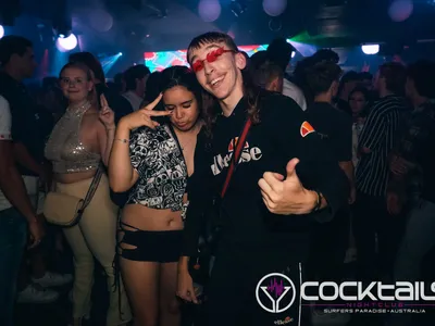 A professional photo of guests enjoying themselves at Cocktails Nightclub from our gallery.