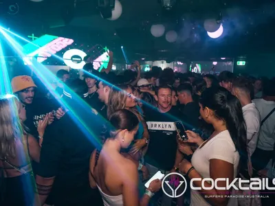 A professional photo of guests enjoying themselves at Cocktails Nightclub from our gallery.