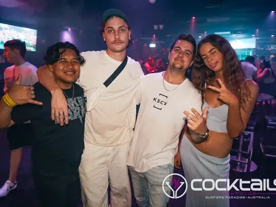 A professional photo of guests enjoying themselves at Cocktails Nightclub from our gallery.