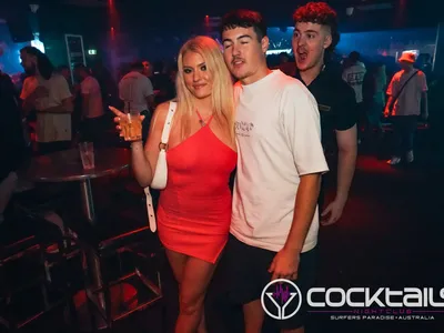 A professional photo of guests enjoying themselves at Cocktails Nightclub from our gallery.