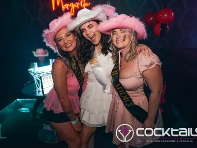 A professional photo of guests enjoying themselves at Cocktails Nightclub from our gallery.