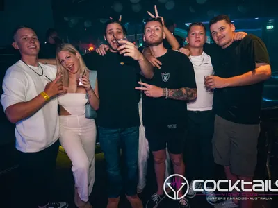 A professional photo of guests enjoying themselves at Cocktails Nightclub from our gallery.