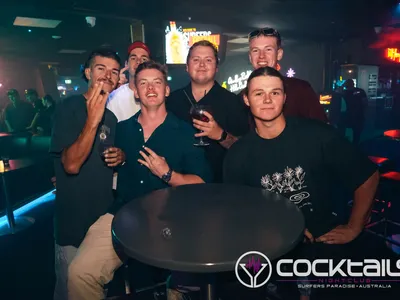 A professional photo of guests enjoying themselves at Cocktails Nightclub from our gallery.