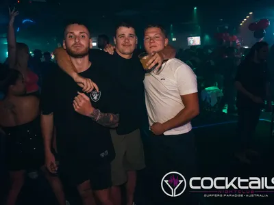 A professional photo of guests enjoying themselves at Cocktails Nightclub from our gallery.