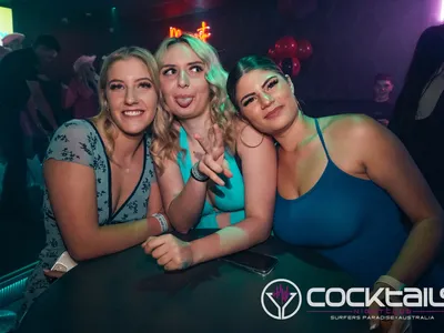 A professional photo of guests enjoying themselves at Cocktails Nightclub from our gallery.