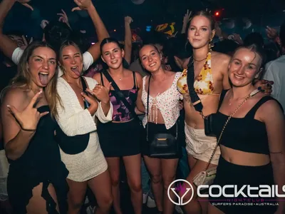 A professional photo of guests enjoying themselves at Cocktails Nightclub from our gallery.