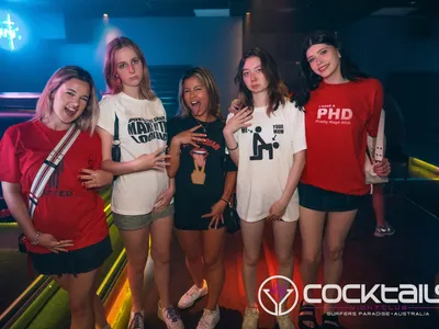 A professional photo of guests enjoying themselves at Cocktails Nightclub from our gallery.