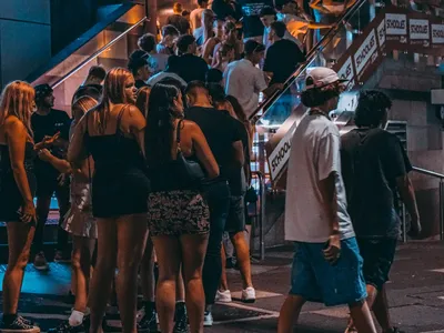 A professional photo of guests enjoying themselves at Cocktails Nightclub from our gallery.