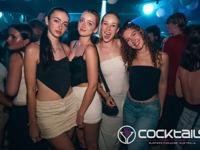 A professional photo of guests enjoying themselves at Cocktails Nightclub from our gallery.