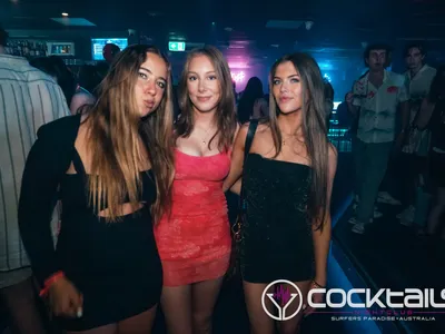 A professional photo of guests enjoying themselves at Cocktails Nightclub from our gallery.