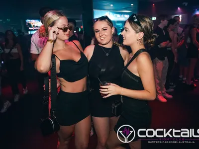 A professional photo of guests enjoying themselves at Cocktails Nightclub from our gallery.