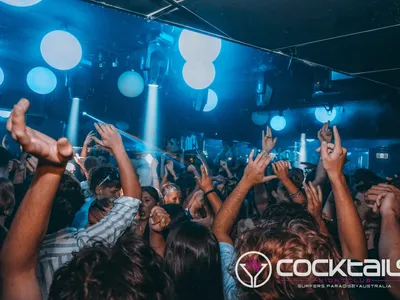 A professional photo of guests enjoying themselves at Cocktails Nightclub from our gallery.