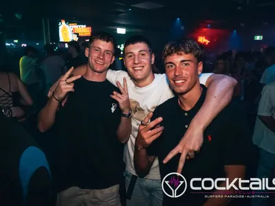 A professional photo of guests enjoying themselves at Cocktails Nightclub from our gallery.