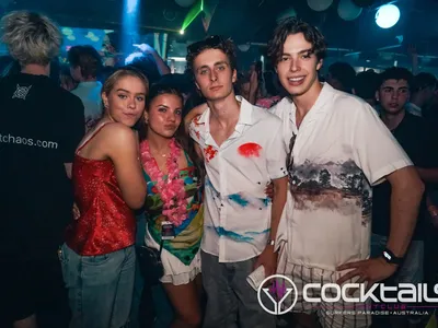 A professional photo of guests enjoying themselves at Cocktails Nightclub from our gallery.