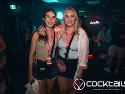 A professional photo of guests enjoying themselves at Cocktails Nightclub from our gallery.