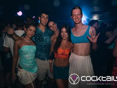 A professional photo of guests enjoying themselves at Cocktails Nightclub from our gallery.