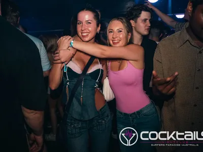 A professional photo of guests enjoying themselves at Cocktails Nightclub from our gallery.