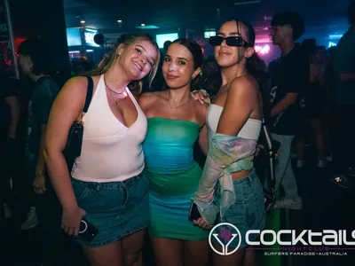 A professional photo of guests enjoying themselves at Cocktails Nightclub from our gallery.