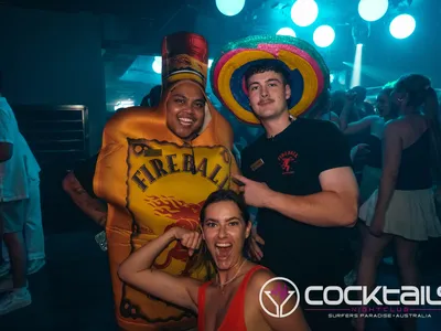 A professional photo of guests enjoying themselves at Cocktails Nightclub from our gallery.