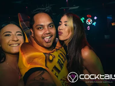 A professional photo of guests enjoying themselves at Cocktails Nightclub from our gallery.