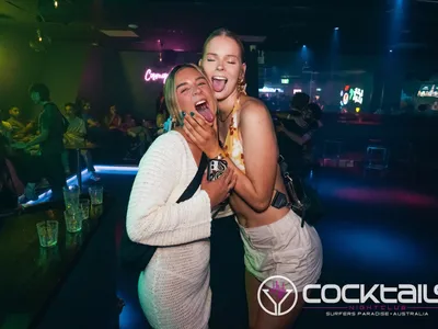 A professional photo of guests enjoying themselves at Cocktails Nightclub from our gallery.