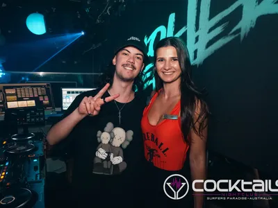 A professional photo of guests enjoying themselves at Cocktails Nightclub from our gallery.