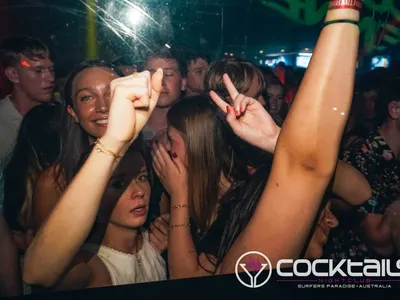 A professional photo of guests enjoying themselves at Cocktails Nightclub from our gallery.