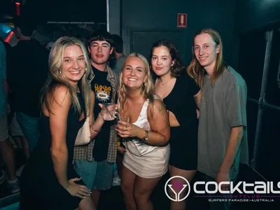 A professional photo of guests enjoying themselves at Cocktails Nightclub from our gallery.