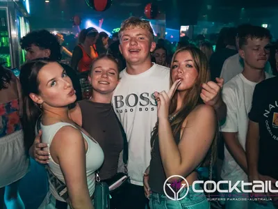 A professional photo of guests enjoying themselves at Cocktails Nightclub from our gallery.