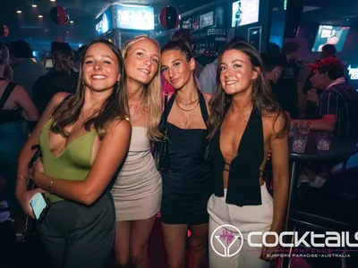 A professional photo of guests enjoying themselves at Cocktails Nightclub from our gallery.