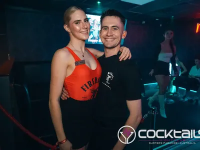 A professional photo of guests enjoying themselves at Cocktails Nightclub from our gallery.