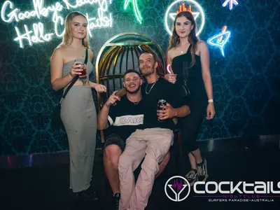 A professional photo of guests enjoying themselves at Cocktails Nightclub from our gallery.