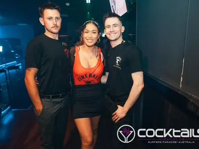 A professional photo of guests enjoying themselves at Cocktails Nightclub from our gallery.