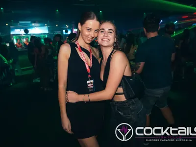 A professional photo of guests enjoying themselves at Cocktails Nightclub from our gallery.