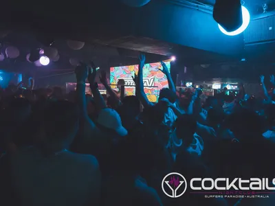 A professional photo of guests enjoying themselves at Cocktails Nightclub from our gallery.