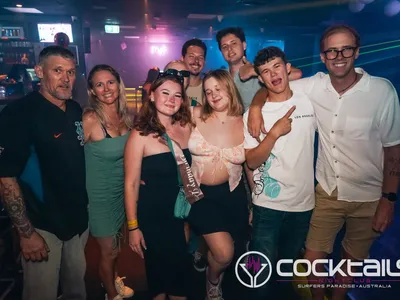 A professional photo of guests enjoying themselves at Cocktails Nightclub from our gallery.