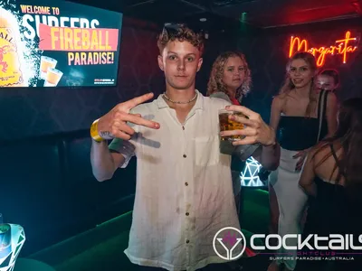 A professional photo of guests enjoying themselves at Cocktails Nightclub from our gallery.