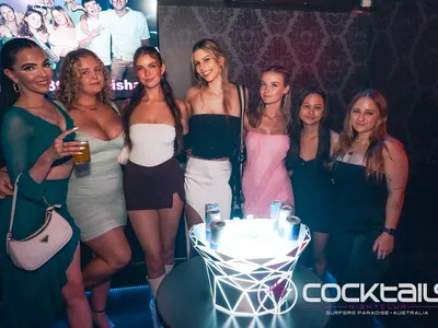 A professional photo of guests enjoying themselves at Cocktails Nightclub from our gallery.