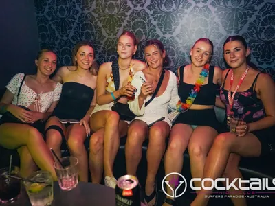 A professional photo of guests enjoying themselves at Cocktails Nightclub from our gallery.