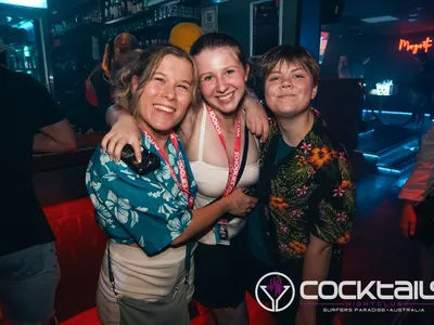 A professional photo of guests enjoying themselves at Cocktails Nightclub from our gallery.