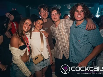 A professional photo of guests enjoying themselves at Cocktails Nightclub from our gallery.