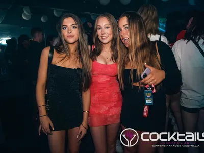 A professional photo of guests enjoying themselves at Cocktails Nightclub from our gallery.