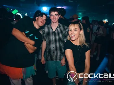 A professional photo of guests enjoying themselves at Cocktails Nightclub from our gallery.