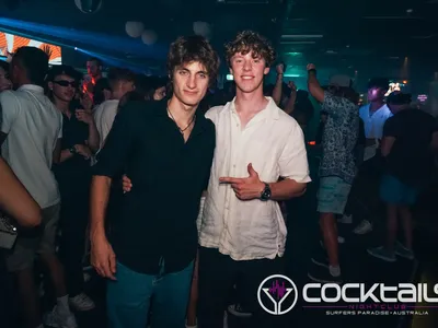 A professional photo of guests enjoying themselves at Cocktails Nightclub from our gallery.