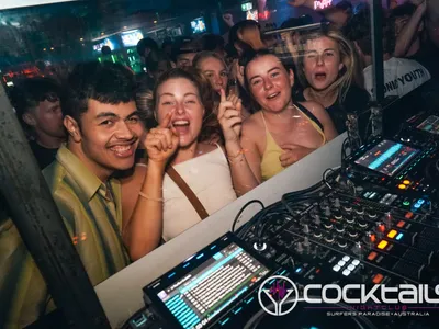 A professional photo of guests enjoying themselves at Cocktails Nightclub from our gallery.