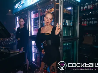 A professional photo of guests enjoying themselves at Cocktails Nightclub from our gallery.