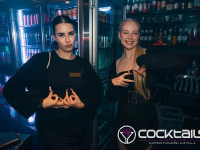 A professional photo of guests enjoying themselves at Cocktails Nightclub from our gallery.