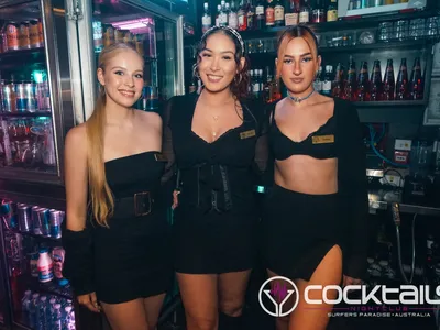 A professional photo of guests enjoying themselves at Cocktails Nightclub from our gallery.